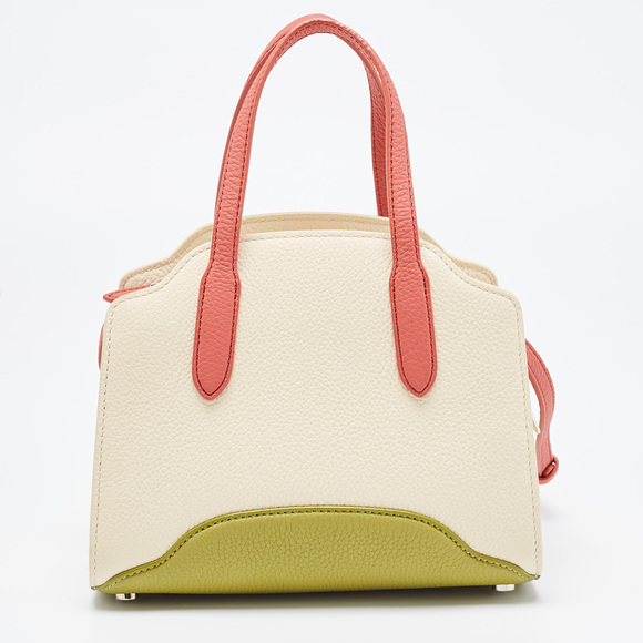 LORO PIANA Multicolor Grained Leather Micro Sesia Tote - Picture 4 of 8